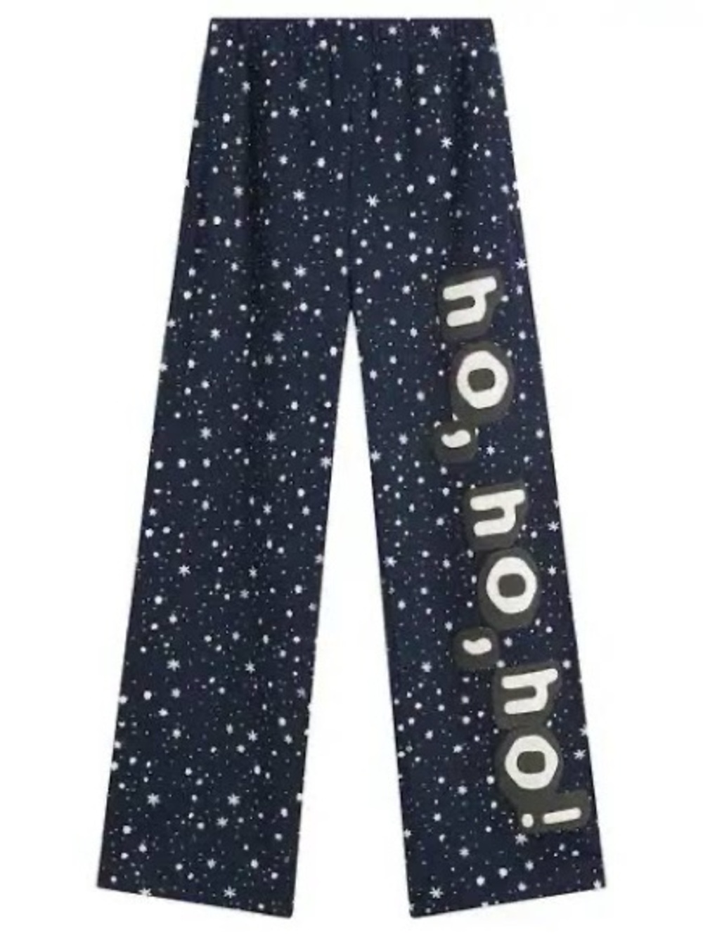 💙 SKIMSxCPFM Cotton Fleece Classic Straight Pant | Navy HoHo Snow Print | S NWT